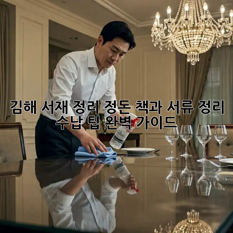 김해 서재 정리 정돈: 책과 서류 정리, 수납 팁 완벽 가이드