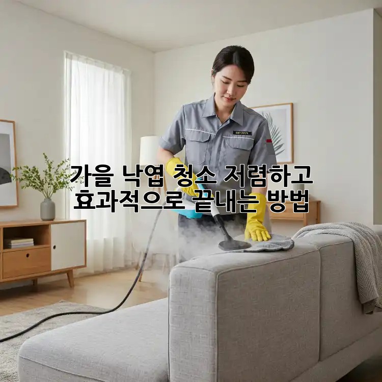🍂 가을 낙엽 청소, 저렴하고 효과적으로 끝내는 방법!