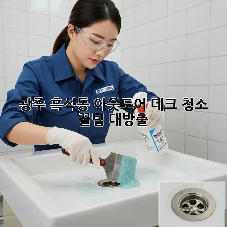 광주 흑석동 아웃도어 데크 청소 ✨ 꿀팁 대방출! 🏡