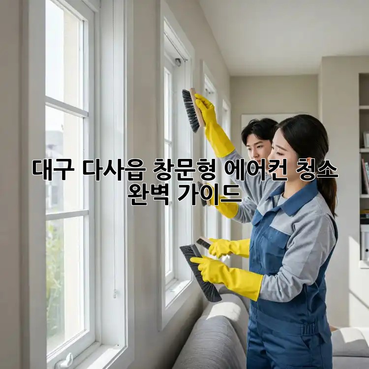 대구 다사읍 창문형 에어컨 청소 완벽 가이드