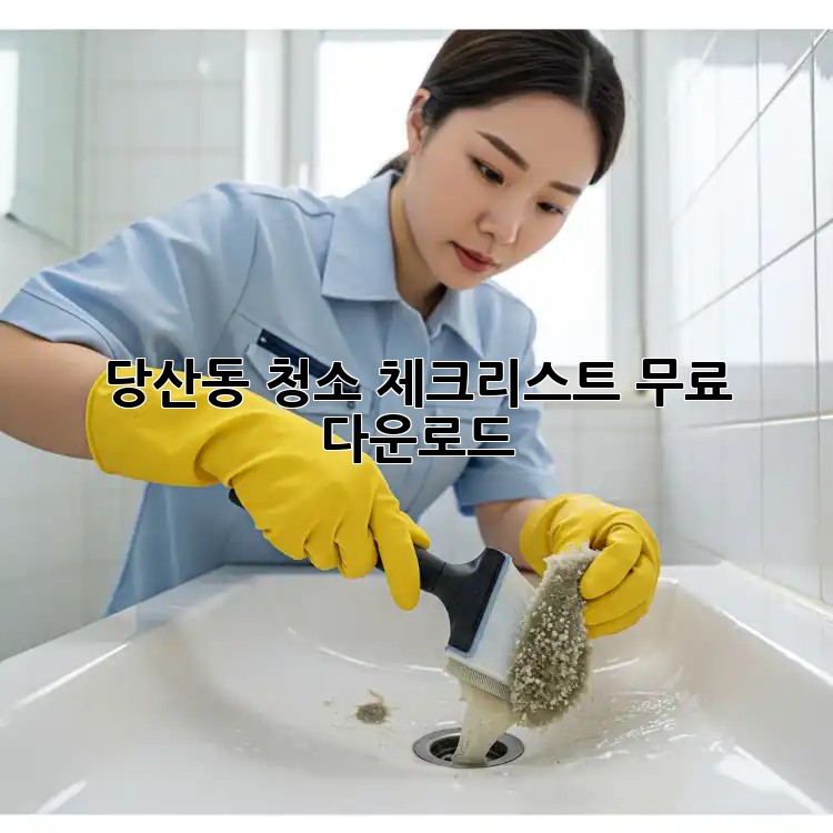 당산동 청소 체크리스트 무료 다운로드!