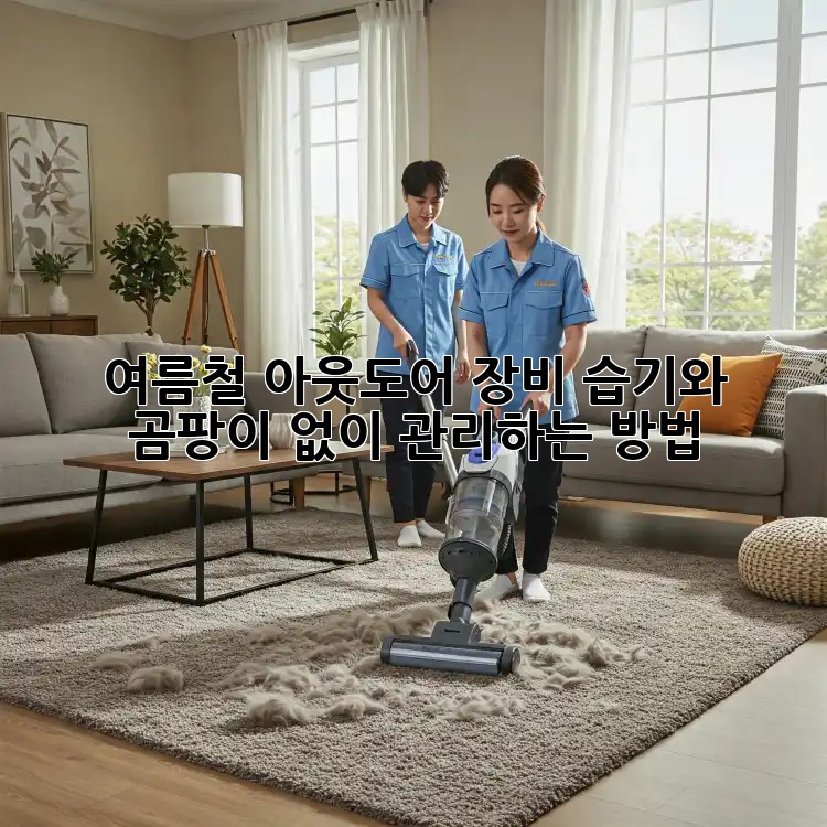 여름철 아웃도어 장비, 습기와 곰팡이 없이 관리하는 방법!