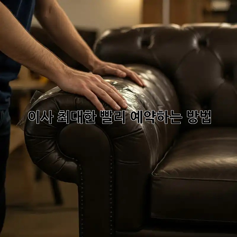 이사, 최대한 빨리 예약하는 방법!