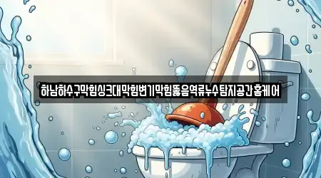 하남하수구막힘싱크대막힘변기막힘뚫음역류누수탐지공간홈케어