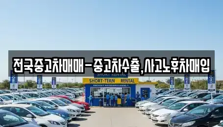 강원 삼척시 정상동 중고차매매 전문 전국중고차매매-중고차수출,사고노후차매입