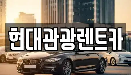강원 속초시 조양동 렌트카 전문 현대관광렌트카