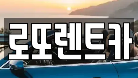 강원 원주시 신림면 렌트카 전문 로또렌트카