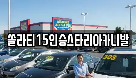 강원 원주시 신림면 렌트카 전문 쏠라티15인승스타리아카니발
