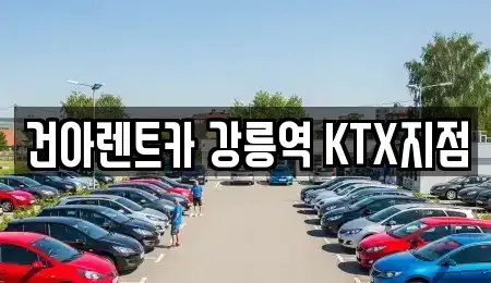 강원특별자치도 강릉시 성남동 렌트카 전문 건아렌트카 강릉역 KTX지점