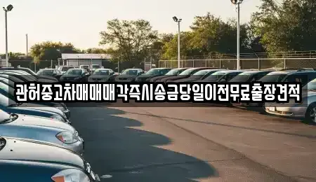강원특별자치도 강릉시 성남동 중고차매매 전문 관허중고차매매매각즉시송금당일이전무료출장견적