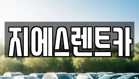 강원특별자치도 원주시 단기렌트카 전문 지에스렌트카