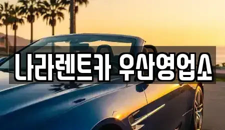 강원특별자치도 원주시 우산동 렌트카 전문 나라렌트카 우산영업소