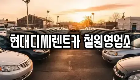 강원특별자치도 철원군 동송읍 렌트카 전문 현대디씨렌트카 철원영업소