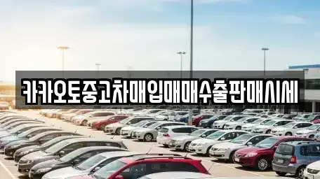 강원특별자치도 철원군 동송읍 중고차매입 전문 카카오토중고차매입매매수출판매시세