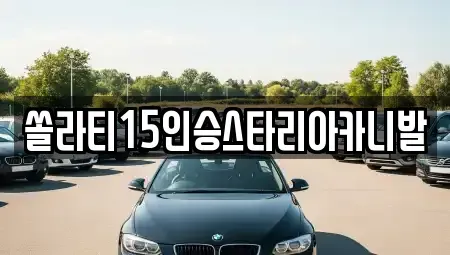 강원특별자치도 춘천시 중앙로1가 렌트카 전문 쏠라티15인승스타리아카니발