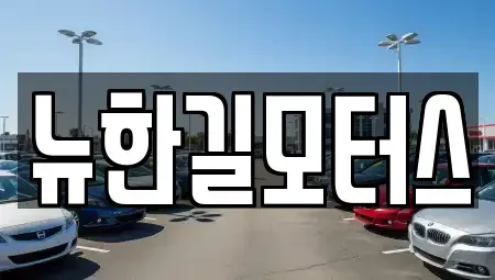 경기 가평군 중고차 전문 뉴한길모터스