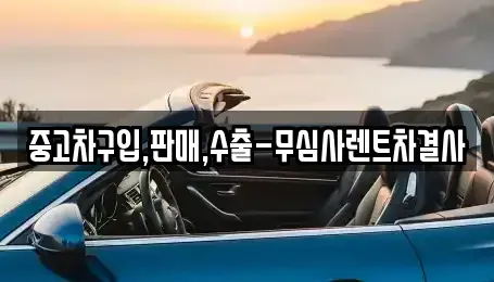 경기 가평군 중고차 전문 중고차구입,판매,수출-무심사렌트차결사