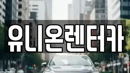 경기 고양시 일산동구 백석동 장기렌트카 전문 유니온렌터카