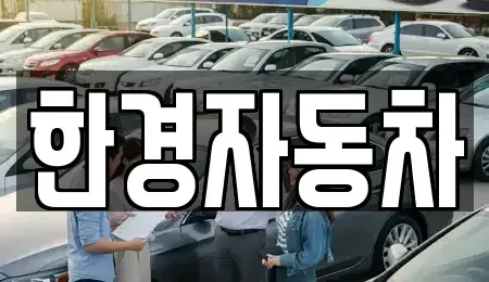 경기 과천시 부림동 중고차 전문 한경자동차