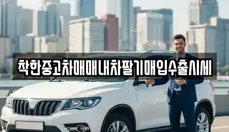 경기 동두천시 생연동 중고차매입 전문 착한중고차매매내차팔기매입수출시세