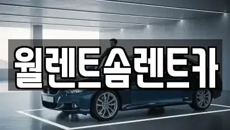 경기 수원시 권선구 입북동 렌트카 전문 월렌트솜렌트카
