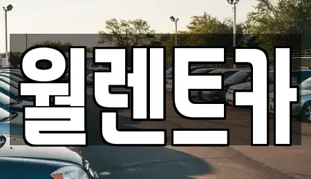 경기 수원시 장안구 조원동 렌트카 전문 월렌트카