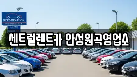 경기 안성시 렌트카 전문 센트럴렌트카 안성원곡영업소