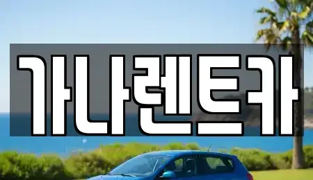 경기 안성시 신소현동 렌트카 전문 가나렌트카