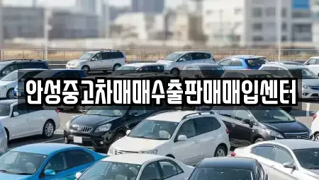 경기 안성시 중고차매매 전문 안성중고차매매수출판매매입센터