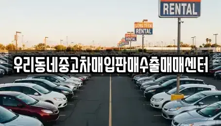 경기 오산시 부산동 중고차매매 전문 우리동네중고차매입판매수출매매센터