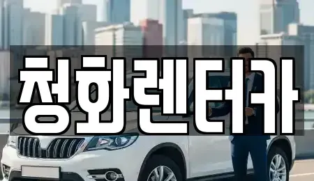 경기 용인시 수지구 단기렌트카 전문 청화렌터카