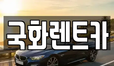 경기 의정부시 의정부동 렌트카 전문 국화렌트카