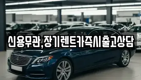 경기 의정부시 의정부동 장기렌트카 전문 신용무관,장기렌트카즉시출고상담