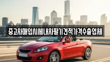 경기 의정부시 의정부동 중고차매입 전문 중고차매입시세내차팔기견적가격수출업체