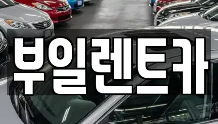 경기 파주시 야동동 렌트카 전문 부일렌트카