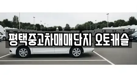 경기 평택시 중고차 전문 평택중고차매매단지 오토캐슬