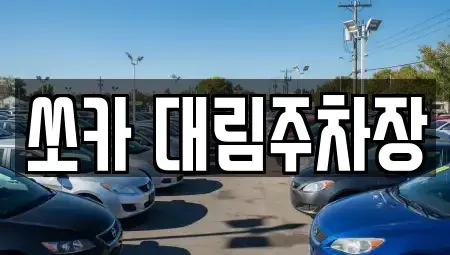 경기 포천시 신읍동 렌트카 전문 쏘카 대림주차장