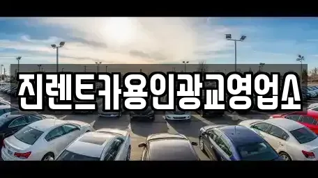 경기 화성시 진안동 렌트카 전문 진렌트카용인광교영업소
