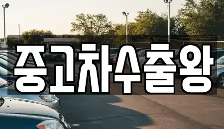 경기도 광명시 일직동 중고차 전문 중고차수출왕