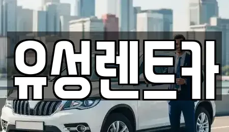 경기도 수원시 팔달구 신풍동 렌트카 전문 유성렌트카