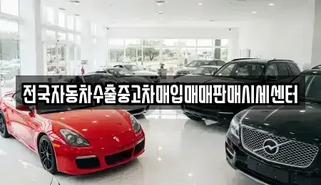 경기도 시흥시 포동 중고차매입 전문 전국자동차수출중고차매입매매판매시세센터
