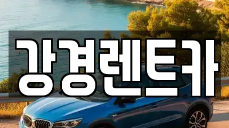 경기도 안산시 단원구 성곡동 렌트카 전문 강경렌트카