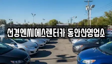 경기도 안산시 상록구 본오동 렌트카 전문 선경엔씨에스렌터카 동안산영업소
