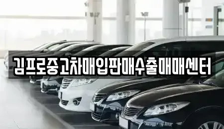 경기도 안산시 상록구 본오동 중고차매입 전문 김프로중고차매입판매수출매매센터