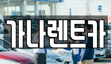 경기도 안성시 당왕동 렌트카 전문 가나렌트카