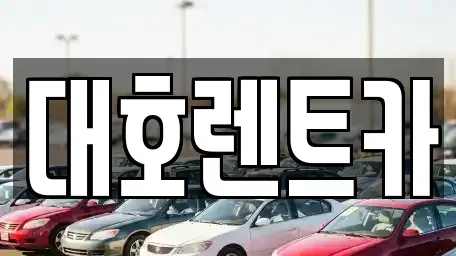 경기도 안성시 당왕동 렌트카 전문 대호렌트카