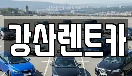 경기도 안성시 명륜동 렌트카 전문 강산렌트카