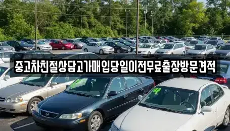 경기도 안성시 미양면 중고차매입 전문 중고차친절상담고가매입당일이전무료출장방문견적