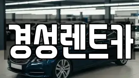 경기도 양주시 덕정동 렌트카 전문 경성렌트카