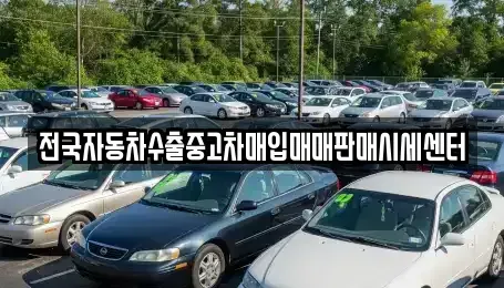 경기도 이천시 증포동 중고차매입 전문 전국자동차수출중고차매입매매판매시세센터